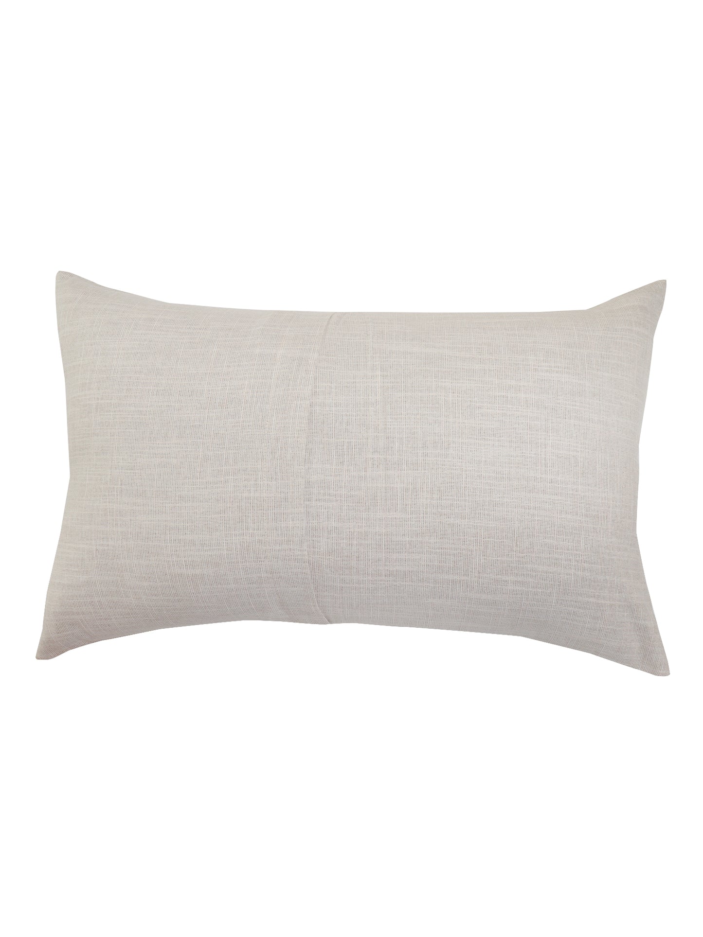Bedcover With 2 Pilllow Sham Cotton Blend Stripes Patchwork Blue Beige - 90" X 108", 17" X 27"