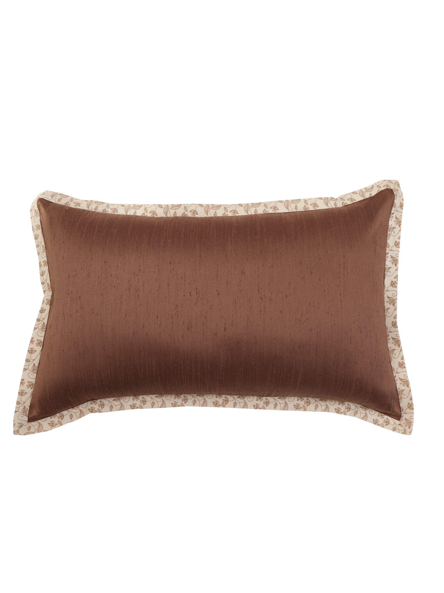 Bedcover With 2 Pilllow Sham Cotton Ployester Stripes Patchwork with Print Brown - 90" X 108", 17" X 27"