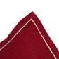 Bed Quilt Polyester Blend With Towel Embroidery with Tassels Wine Red - 90" x 108", 17" x 27"