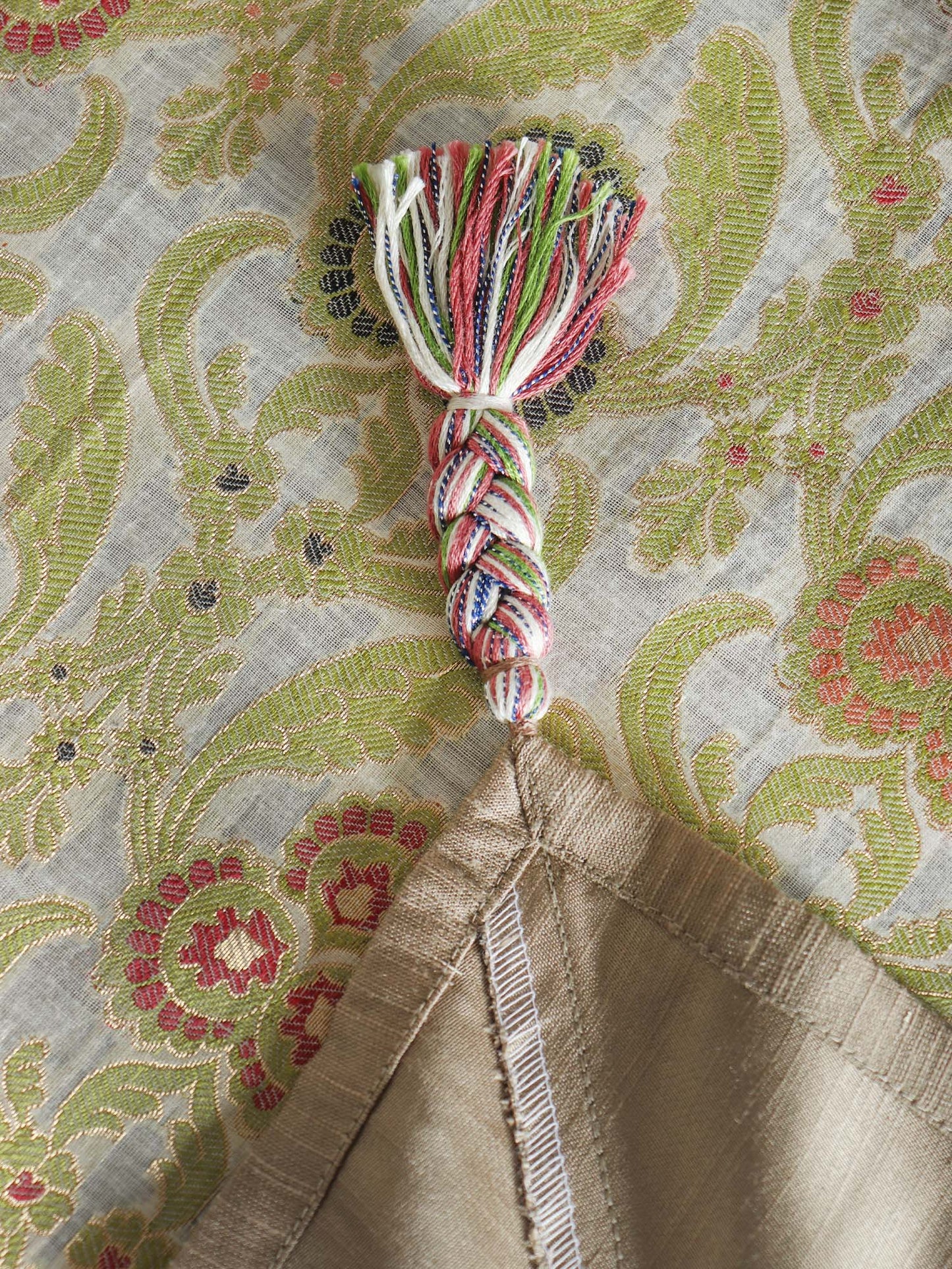 hand braided tassels for 6 seater table cover for festivals and house guest