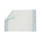 printed dinner placemats in light blue , set of 6 each - 13x19 inch