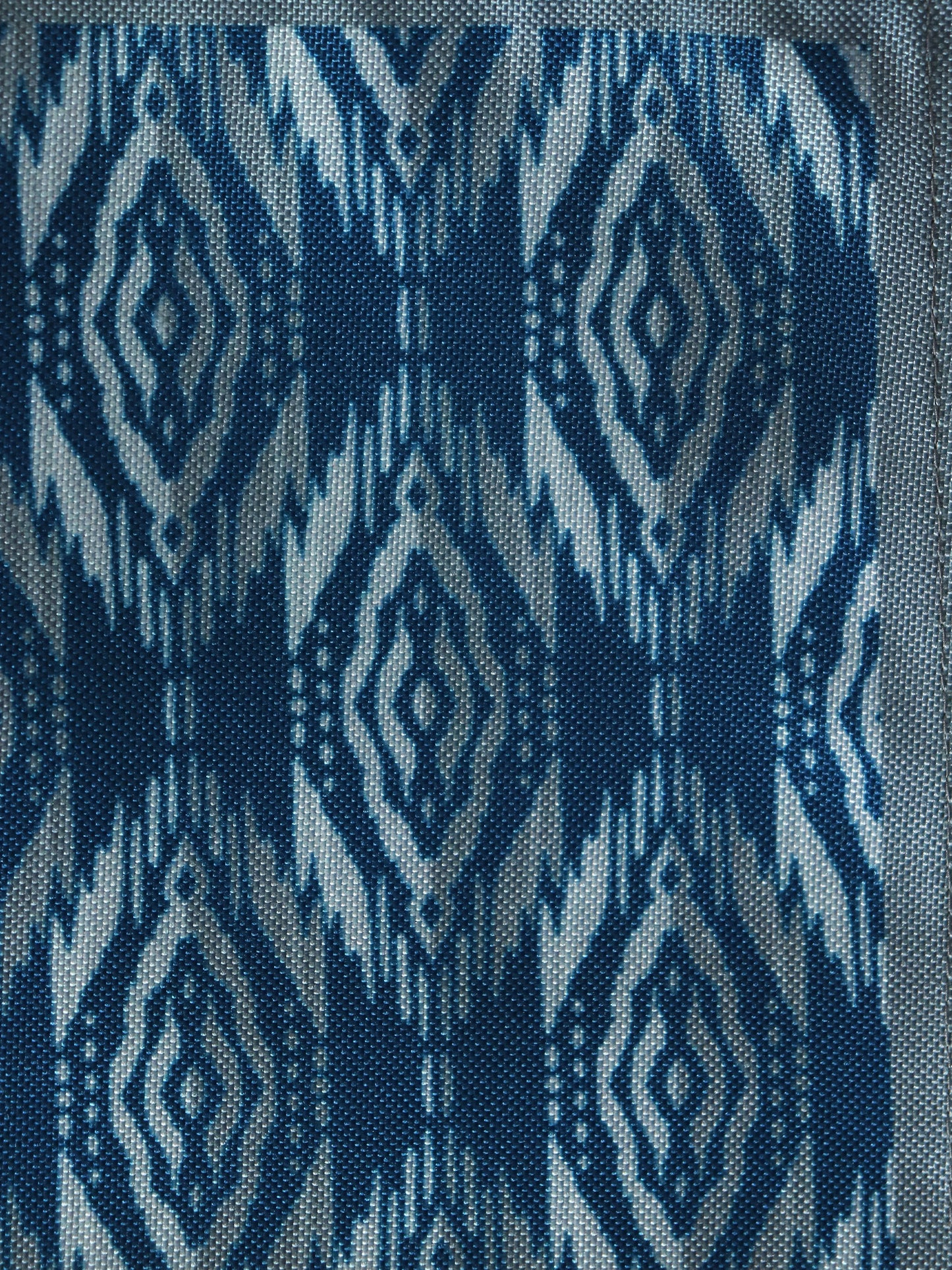 Printed Tablemats and Napkins Set Polycanvas - Blue Set of 6 Mats 13x19 in & 6 Napkins 16x16in