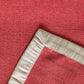red colored table runner with golden border - 12x84 inch size