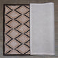 Carpet Hand Tufted 100% Woollen Beige And Brown Ogee - 4ft X 6ft