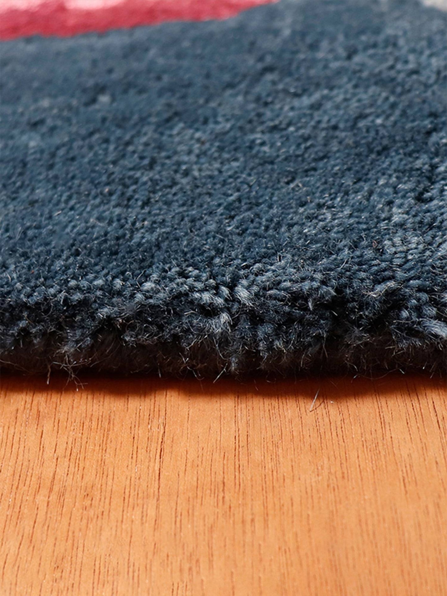 Carpet Hand Tufted 100% Woollen Beige Grey Burgandy Abstract Flow - 4ft X 6ft