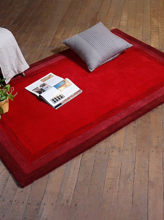 Carpet Hand Tufted 100% Woollen Berry Ombre - 4ft X 6ft