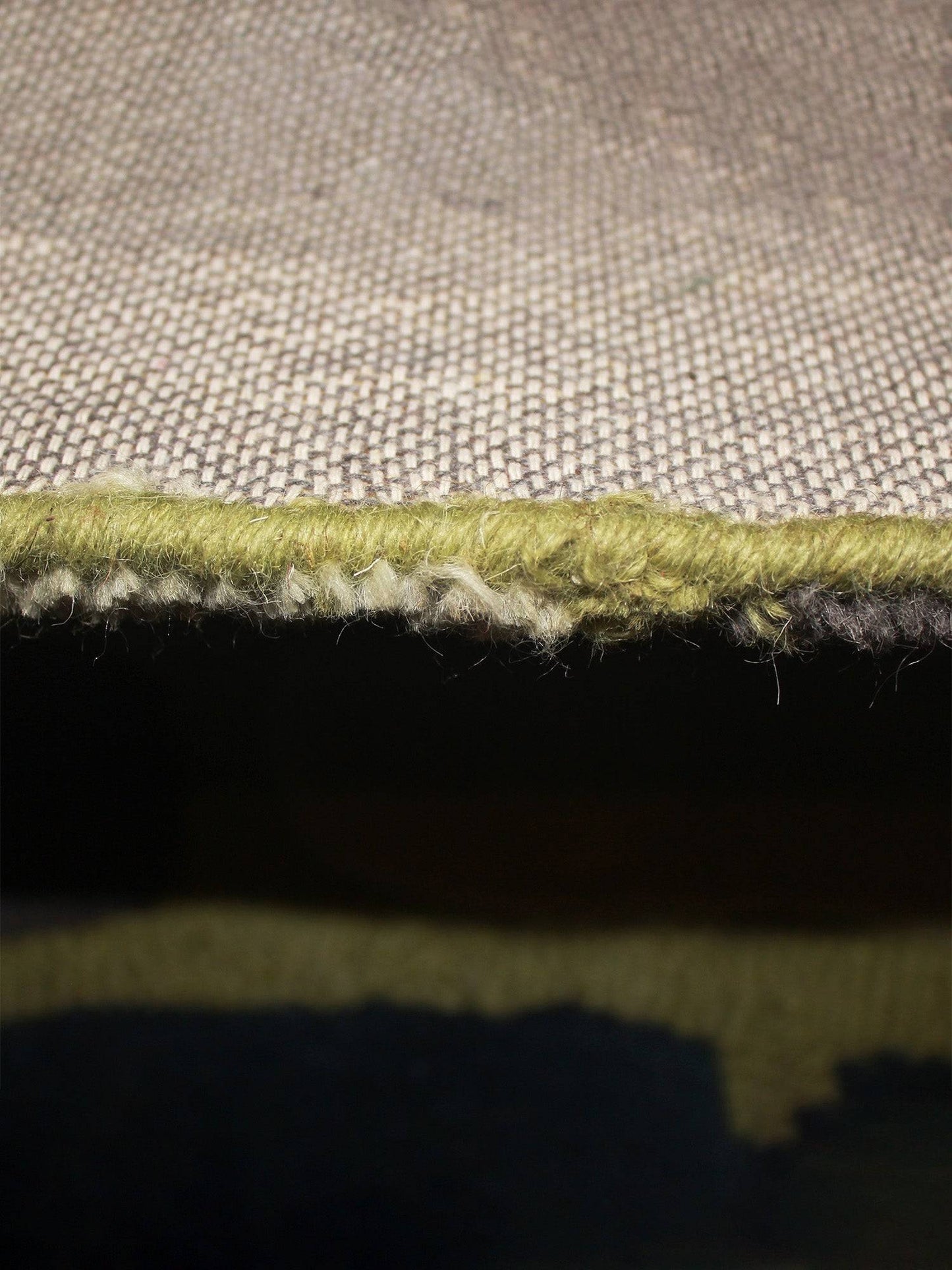 Carpet Hand Tufted 100% Woollen Greens/Rust/Teal - 3ft X 5ft