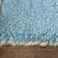 Hand Tufted 100% Wool | Villa Stripes Non Slip Vintage Rug Premium Exclusive Carpet for Living Room, Bedroom, Office - (Beige/Blue, 4x6 Ft)