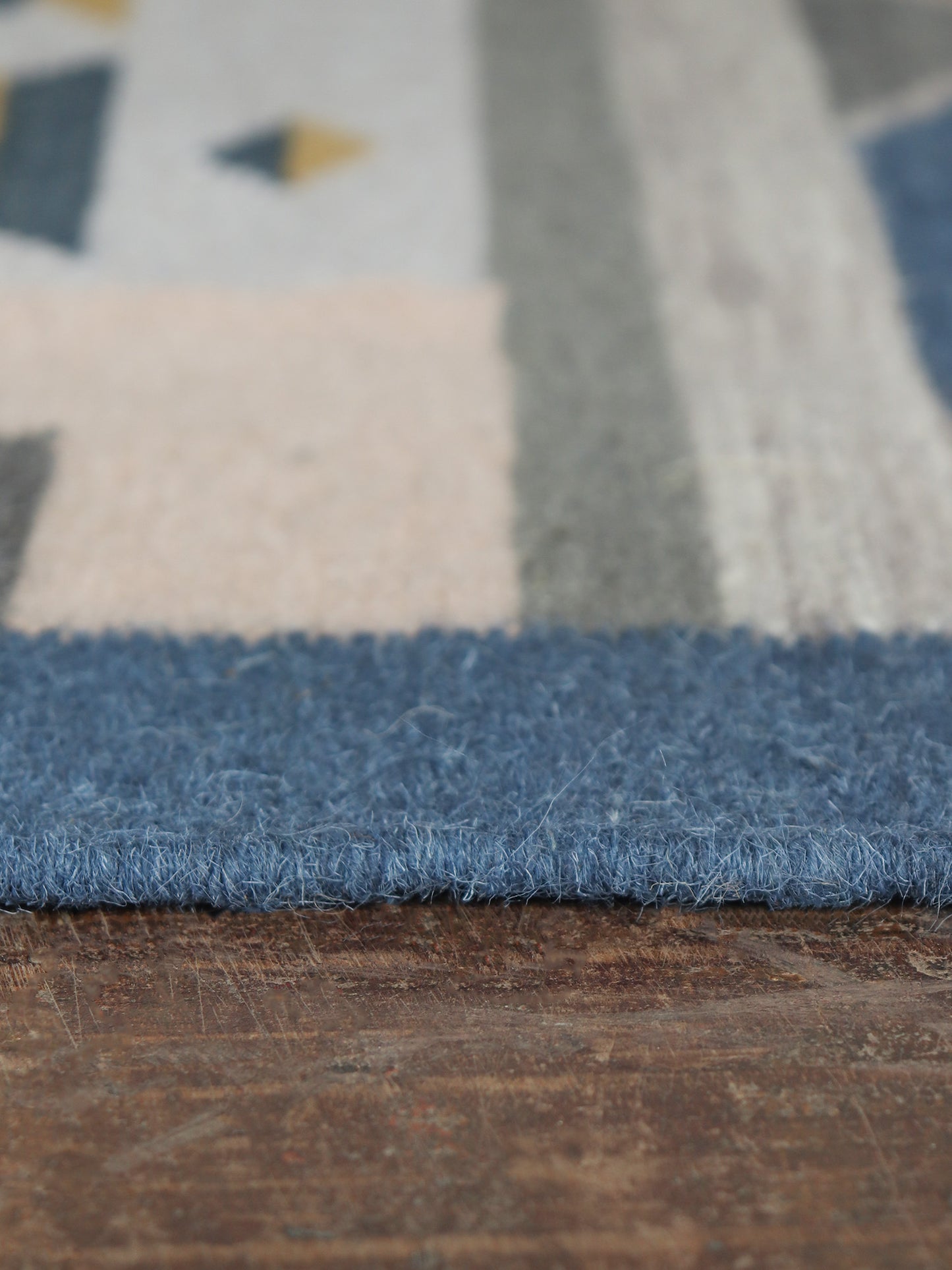 Dhurrie Handwoven Wollen for Floor, Living Room & Bedroom | Multicolor - 3x5 feet