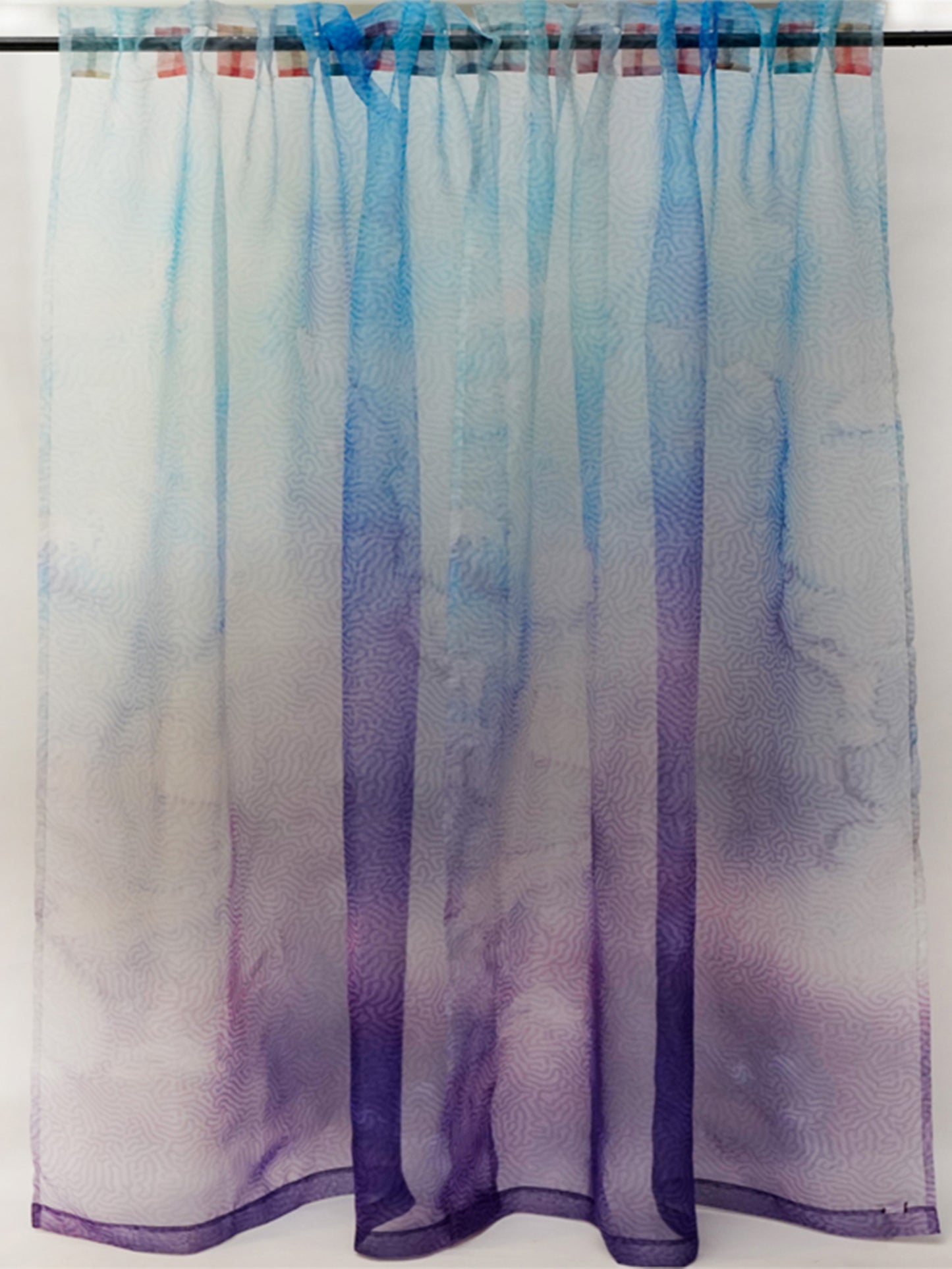 Door Transparent Sheer Polyester Abstract in Ombre - 54"x90"