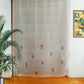 Organza Sheer Curtain Floral Printed Multicolor - 50x80 inches (Hidden Loop)