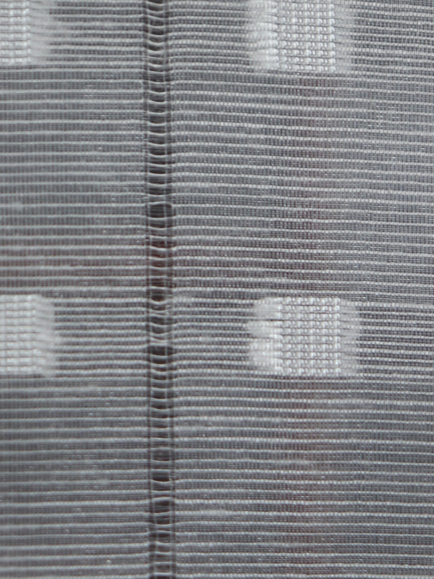 Door Semi Transparent Sheer Polyester Grey - 52" X 90" (eyelet with loop) (7.5 ft)