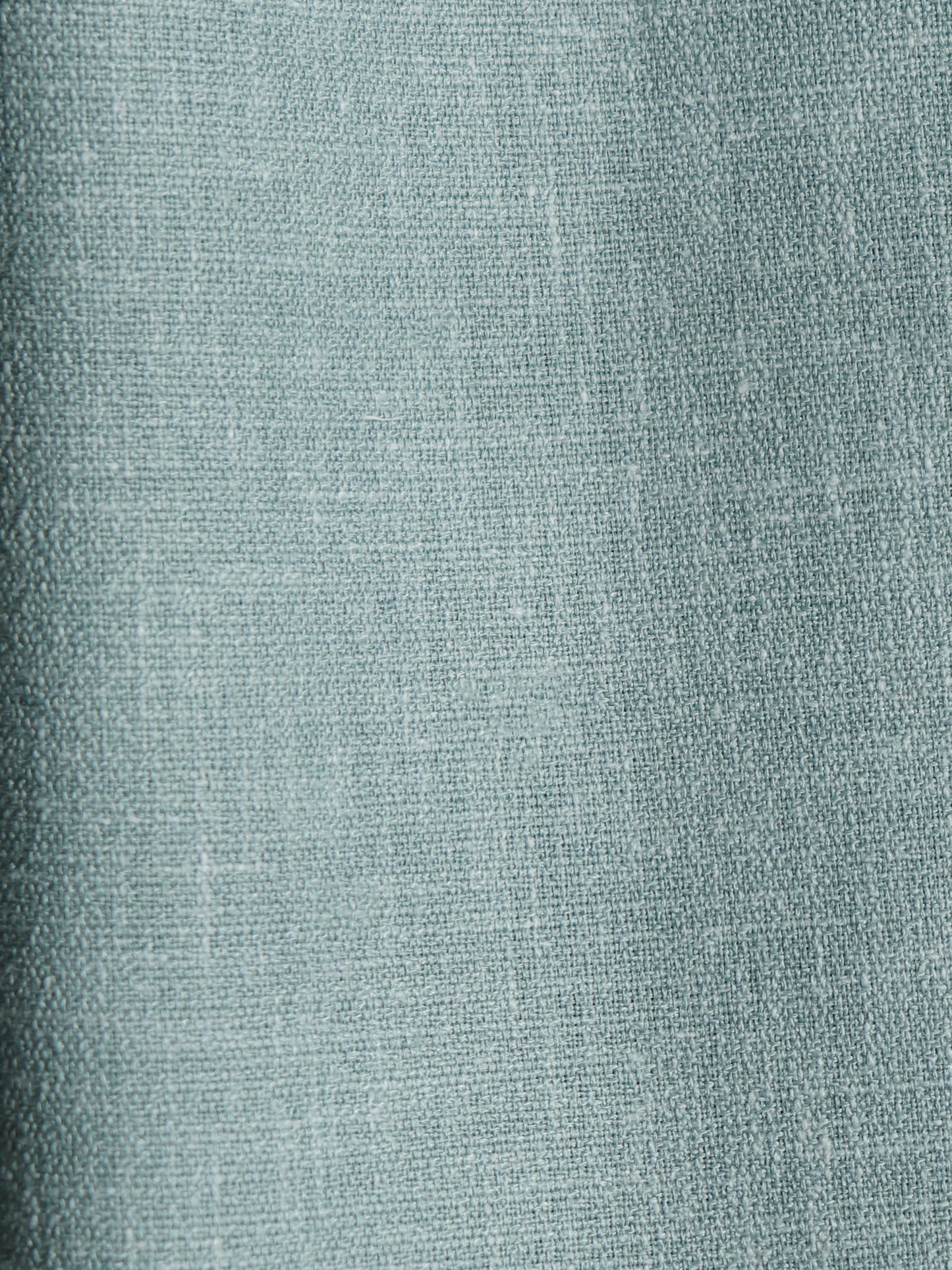 Door Curtain Cotton Solid Aqua Green - 52" X 84" (Hidden Loop) (7ft)