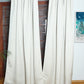 Door Curtain Cotton Blend Solid Off White - 52" X 84" (Hidden Loop)