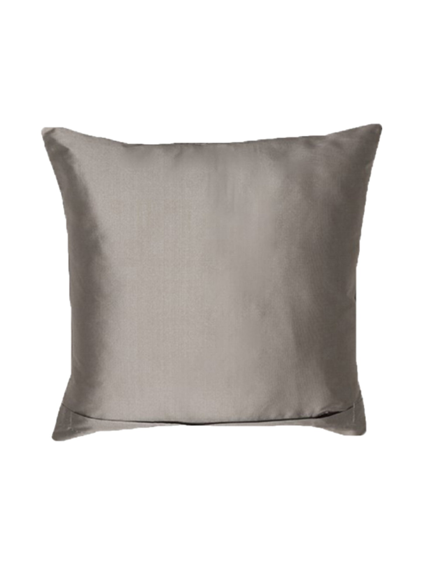 Grey Centre Pleated Cushion Cover (16 inches X 16 inches)