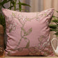 Embroidered Cushion cover with floral design