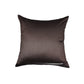 ZEBA World Eurosham Square Cushion Cover for Sofa, Bed | Embroidery - Polycanvas | Brown - 20x20in(50x50cm) (Pack of 1)