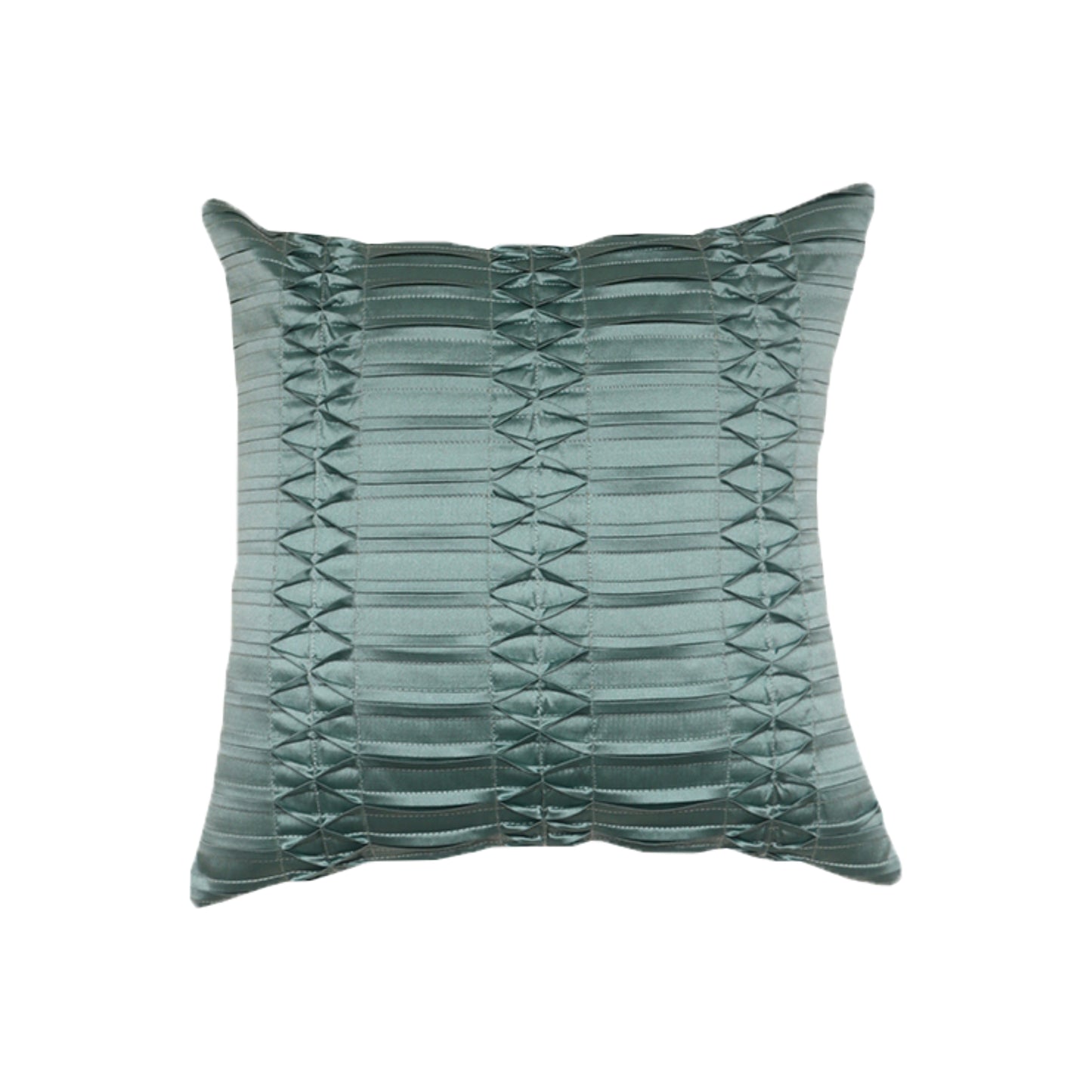 Co-ordinated Cushion Cover 100% Polyester Pleated Multi - 16" X 16"