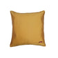 Cushion Cover for Sofa, Bed Varanasi Silk Motif with Cord Piping Pink Gold  - 16x16in(40x40cm) (Pack of 2)