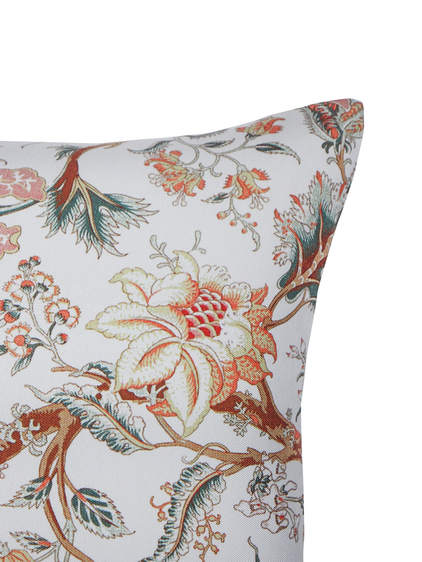 ZEBA World Square Cushion Cover for Sofa, Bed | Nature Birds on Tree Print - Polycanvas | Multicolor - 16x16in(40x40cm) (Pack of 1)