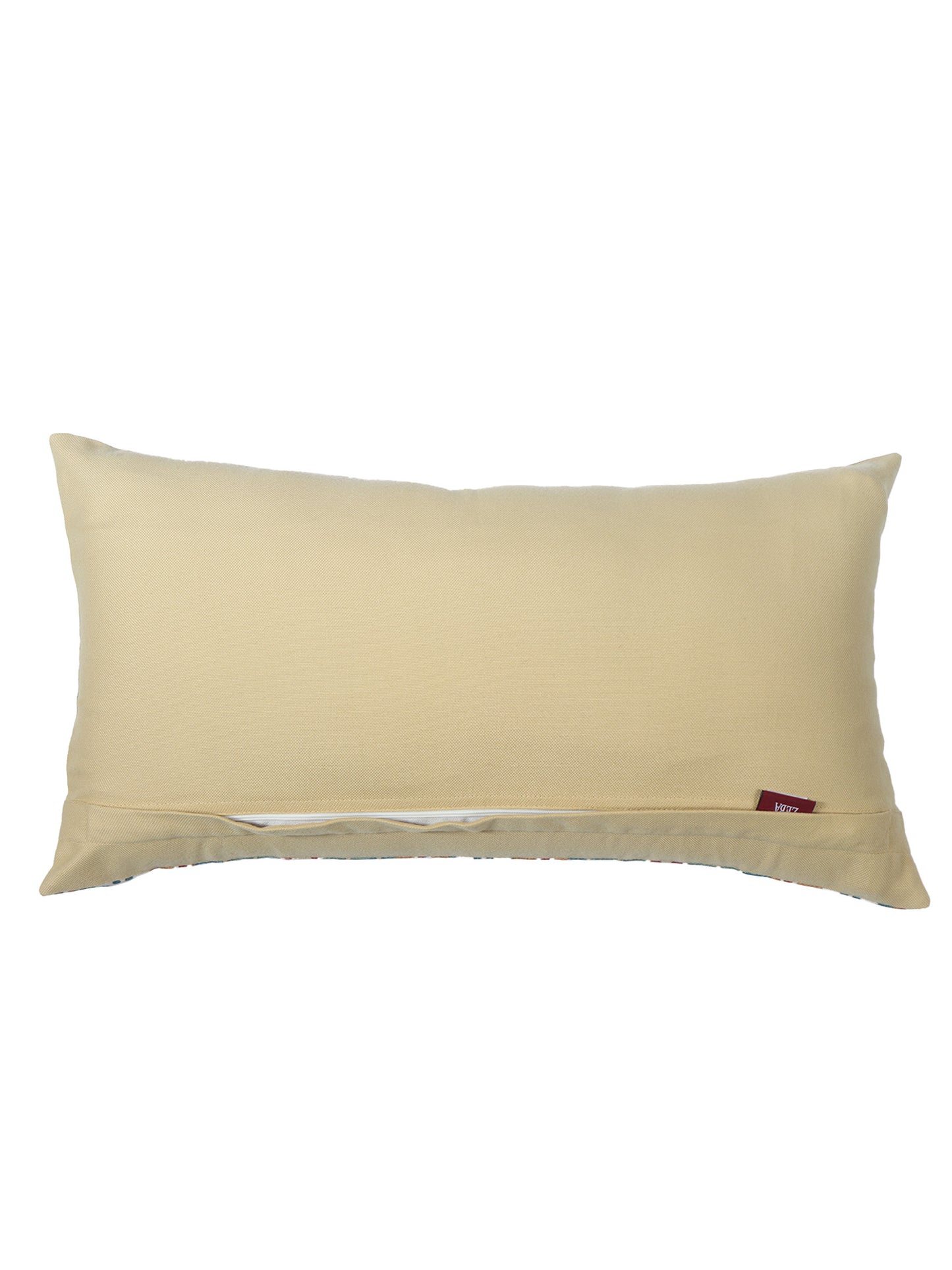 ZEBA World Rectangular Cushion Cover for Sofa - Lumbar Cushion | Printed - Cotton Blend | Multicolor - 12x22in(30x55cm) (Pack of 1)