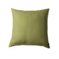 Cushion Cover (Euroshams) for Sofa, Bed Cotton Blend | Self Textured | Green - 24x24in(61x61cm) (Pack of 1)