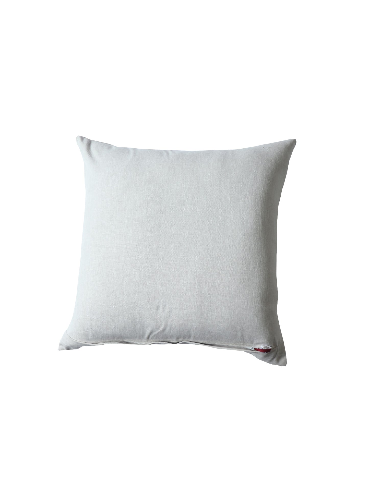 Cushion Cover (Euroshams) for Sofa, Bed Cotton Blend | Self Textured | Off White - 24x24in(61x61cm) (Pack of 1)