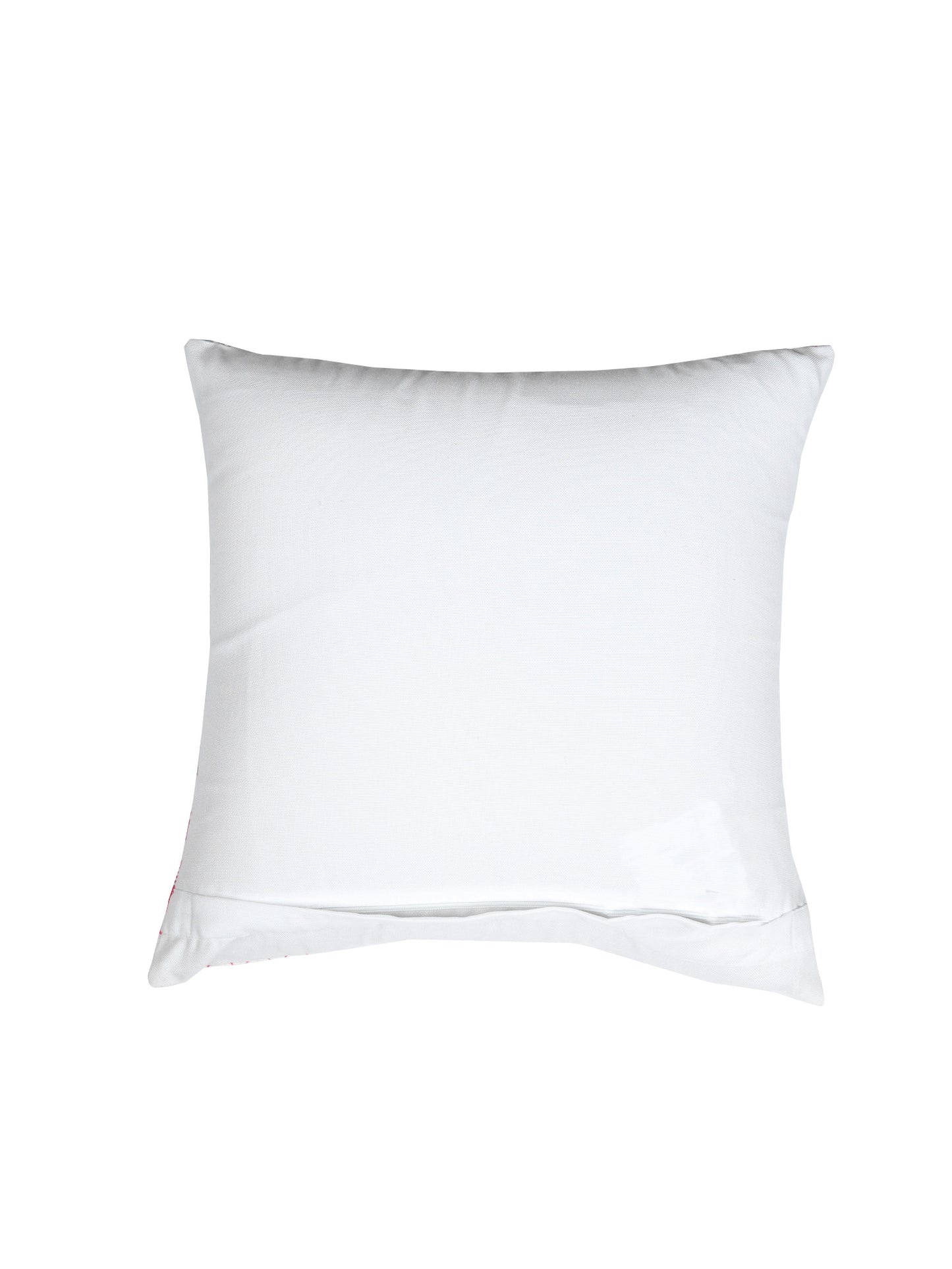 ZEBA World Square Cushion Cover for Sofa, Bed | Vintage Mumbai Print - Polycanvas | Multicolor - 16x16in(40x40cm) (Pack of 1)