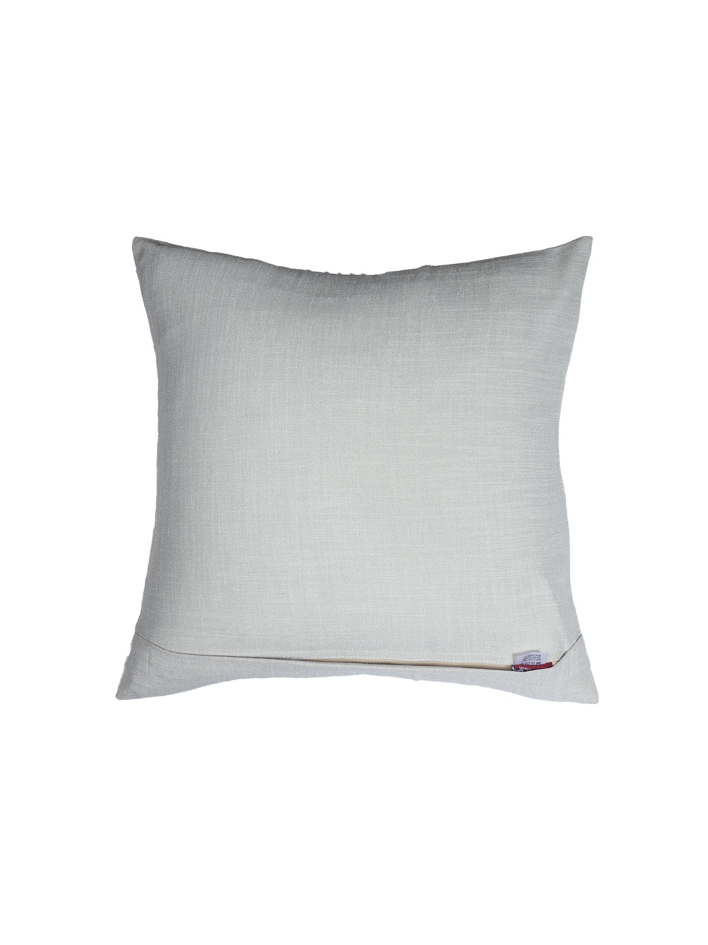 ZEBA World Square Cushion Cover for Sofa, Bed | Contemporary Abstract Art Print - Polycanvas | Light BLue - 16x16in(40x40cm) (Pack of 1)
