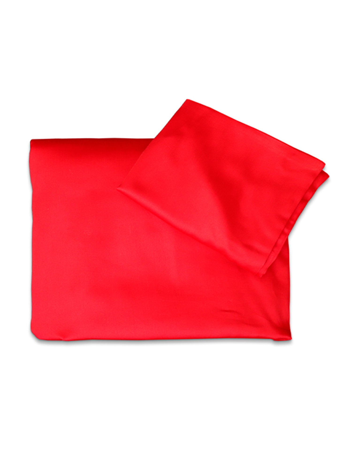 Bed Sheet with 2 Pillow Covers Cotton Red (108" X 108" ; Pillow - 17" X 27")