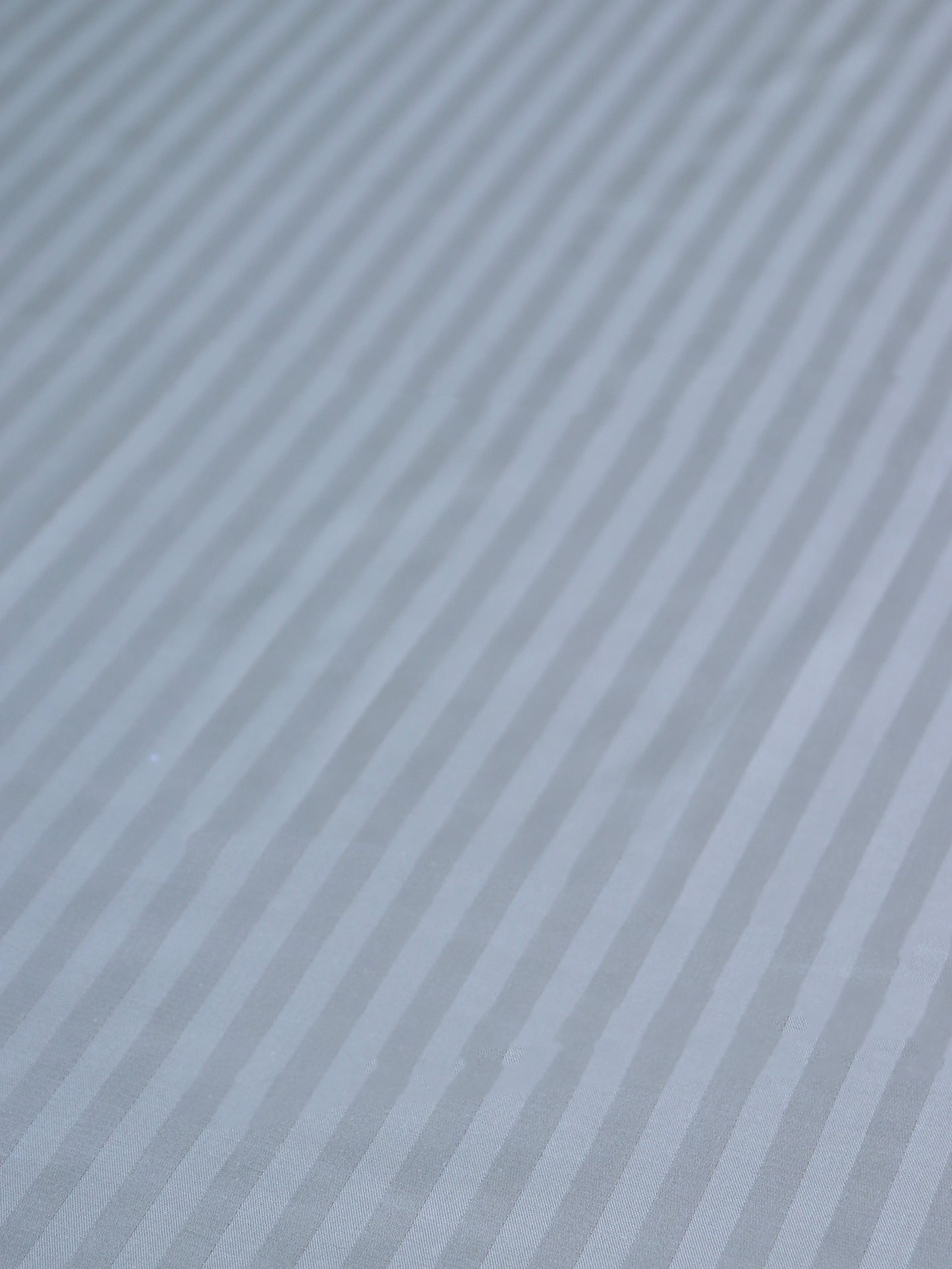 Bed Sheet King Size Striped Cotton Sage Green - 108" x 108", 17" x 27"