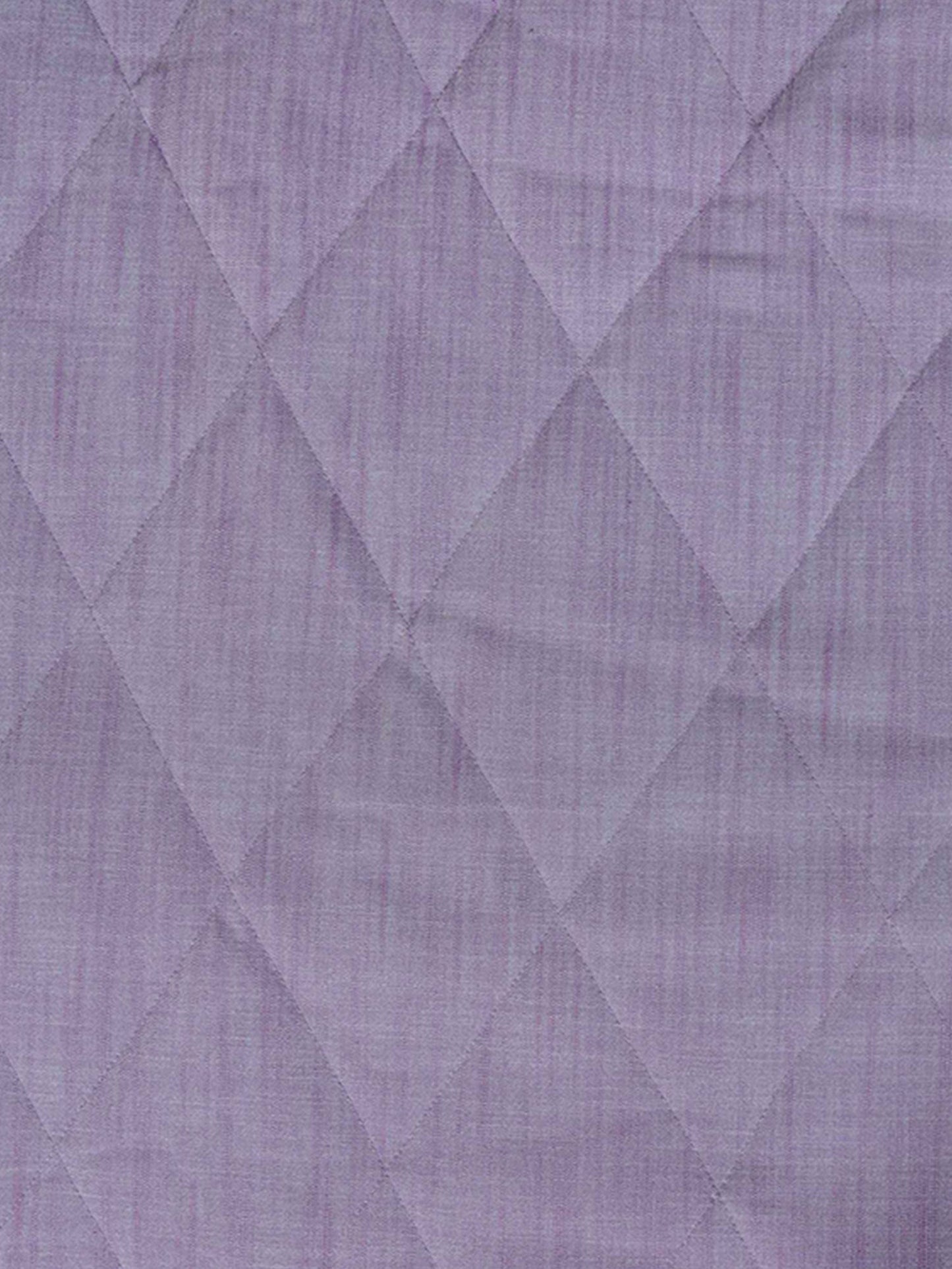 Quilt with 2 Pillow Shams Cotton Diamond Quilted Blue - (90" X 108" ; Pillow - 17" X 27")