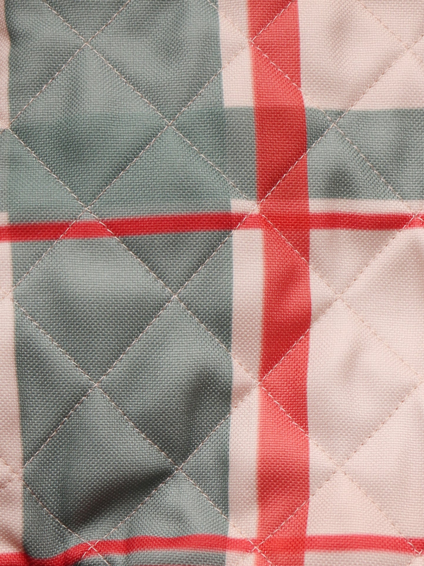 Oven Mitten (Set of 2) Padded - Heat Resistant - Cotton Blend Plaid Multi - 5.5in X 10.5in