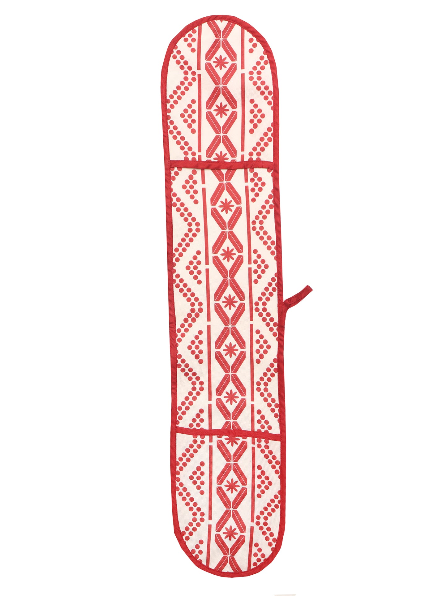 Oven Mitten Padded - Heat Resistant - Cotton Blend Aztec Multi - 5.5in x 26.5in