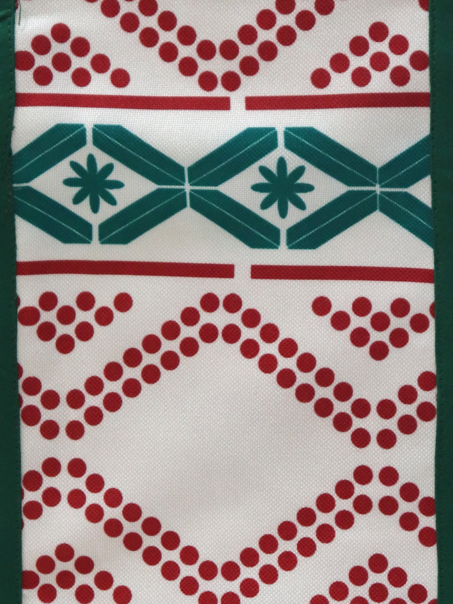 Oven Mitten Padded - Heat Resistant - Cotton Blend Aztec Multi - 5.5in x 26.5in