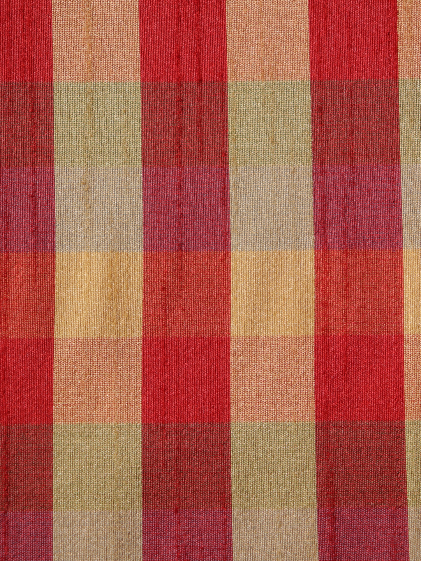 Table Cover Polyester Blend Checkered with Border Multi - 52" x 84"