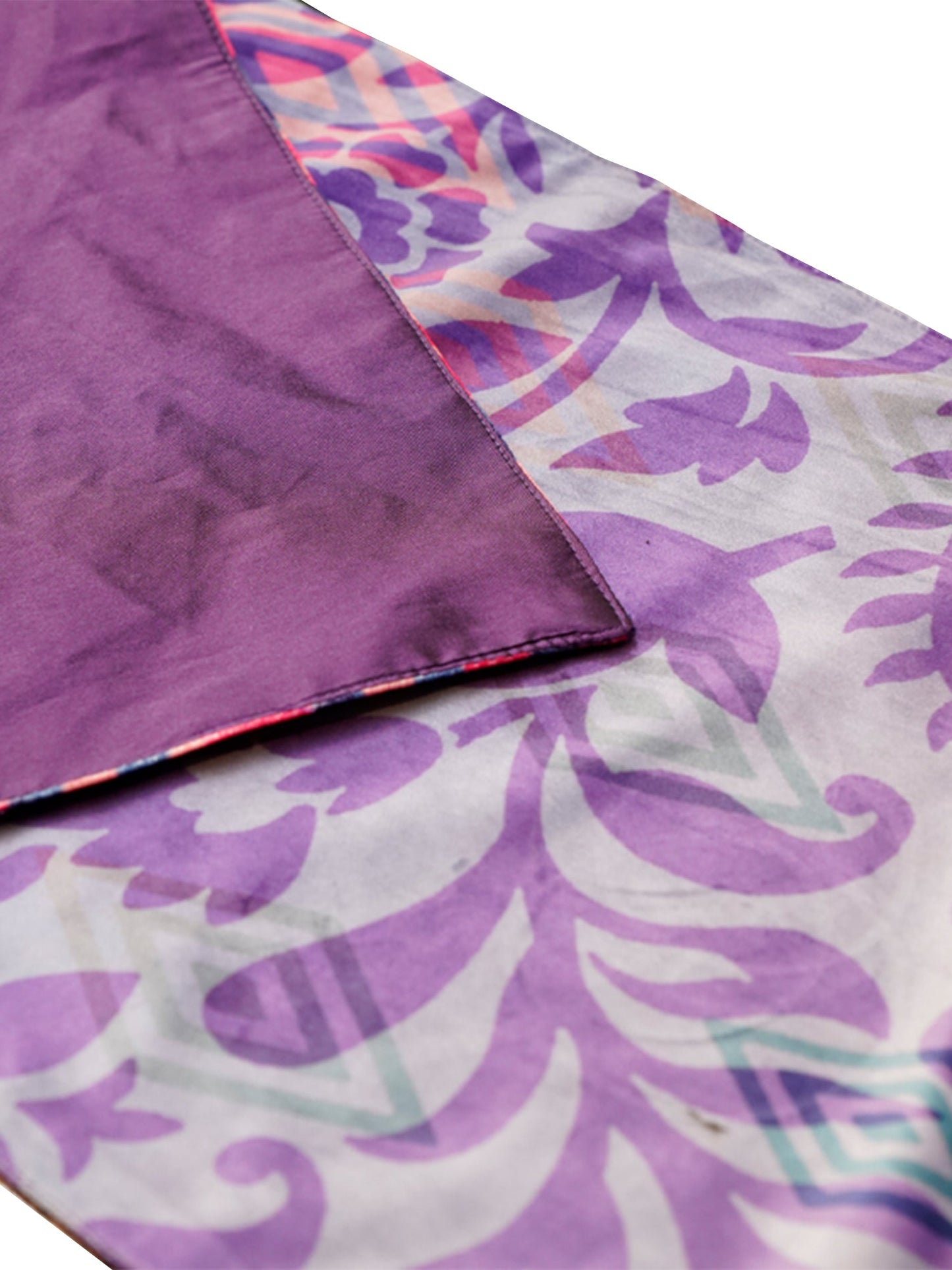 Table Runner Velvet Geometric Paisley Multi - 12" X 84"