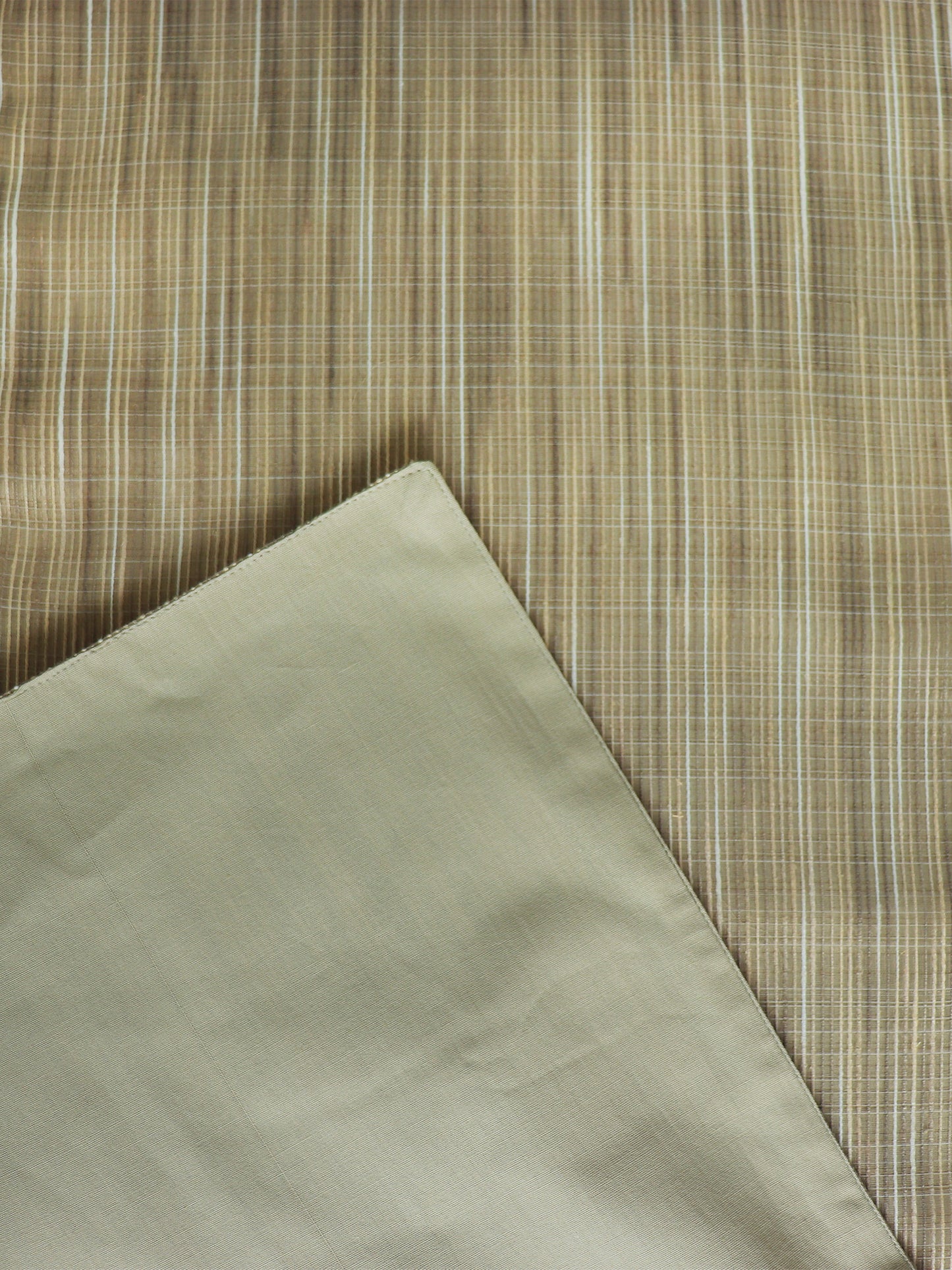 Table Runner Self Textured Beige - 12" X 84"