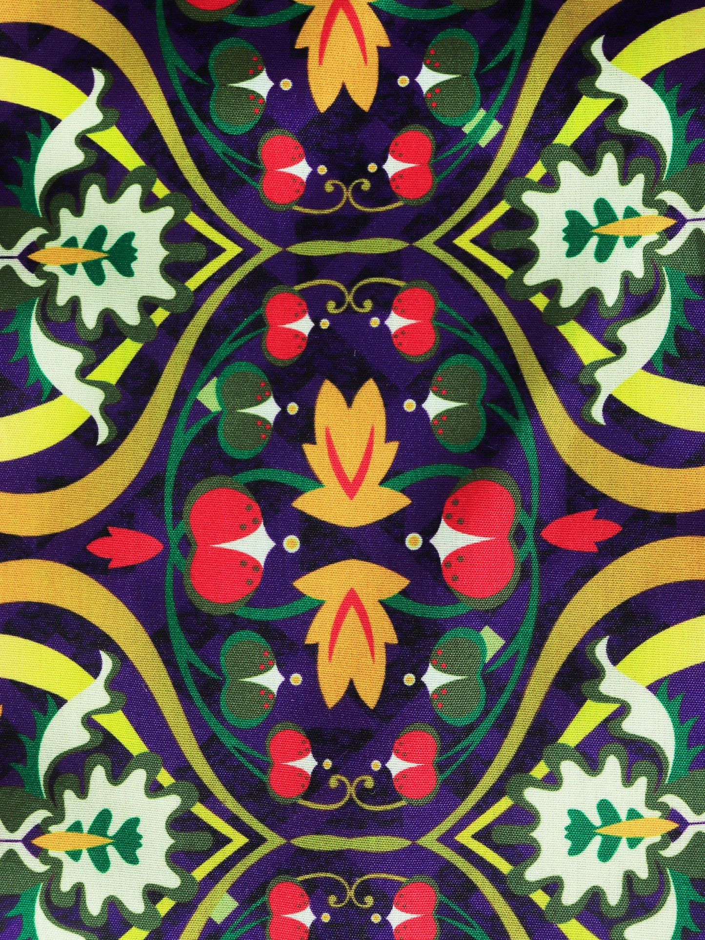 Table Runner Abstract Digital print Green - 12" X 84"