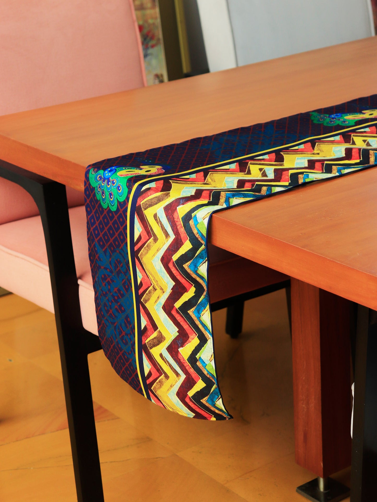 Table Runner Digital print Green - 12" X 84"