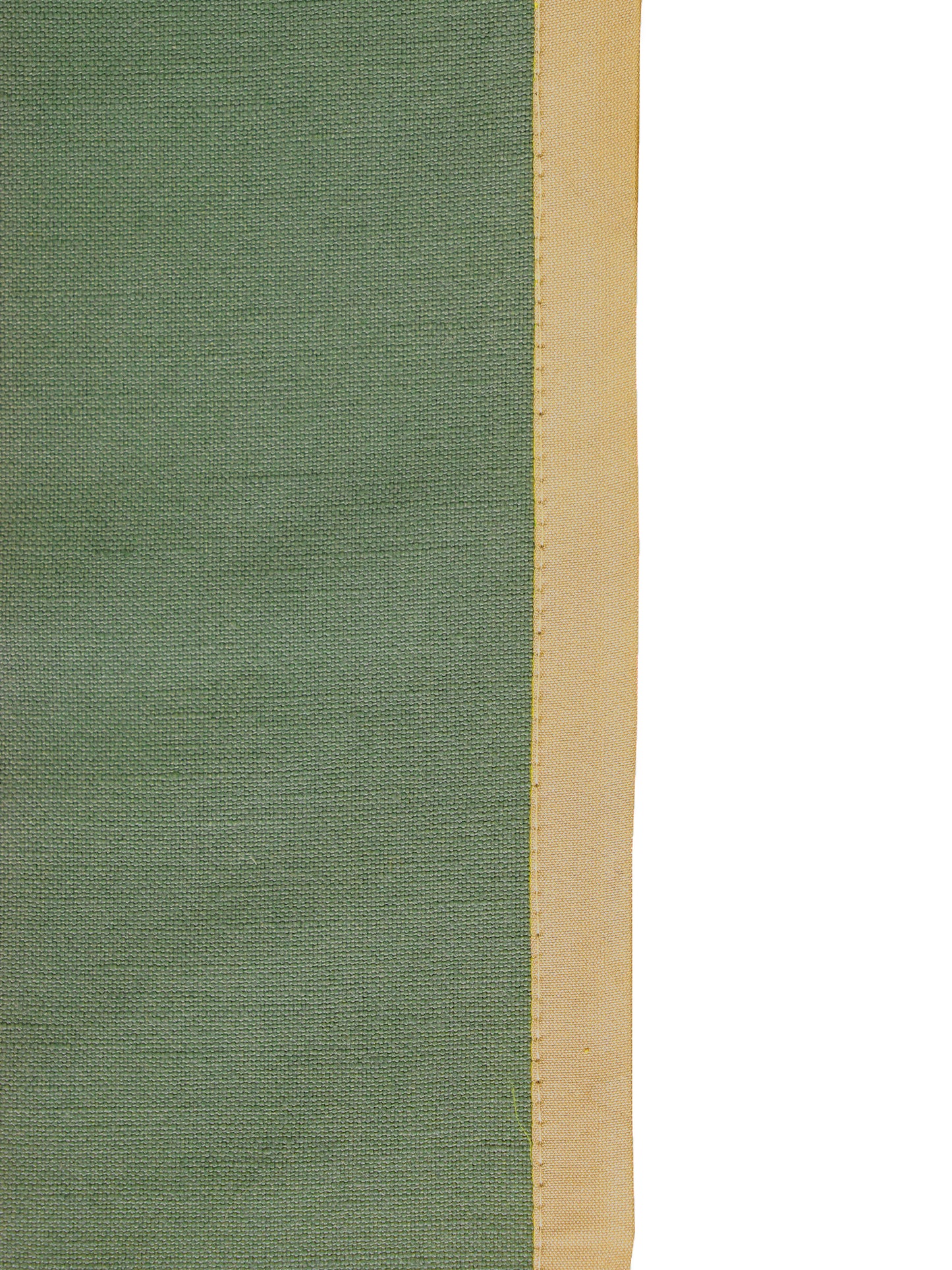 Table Runner for 4/6 seater Cotton Poly Blend with Tassels Green - 12in x 84in