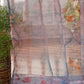 Door Transparent Sheer Curtain Polyester Abstract Floral Multi - 50" X 90"