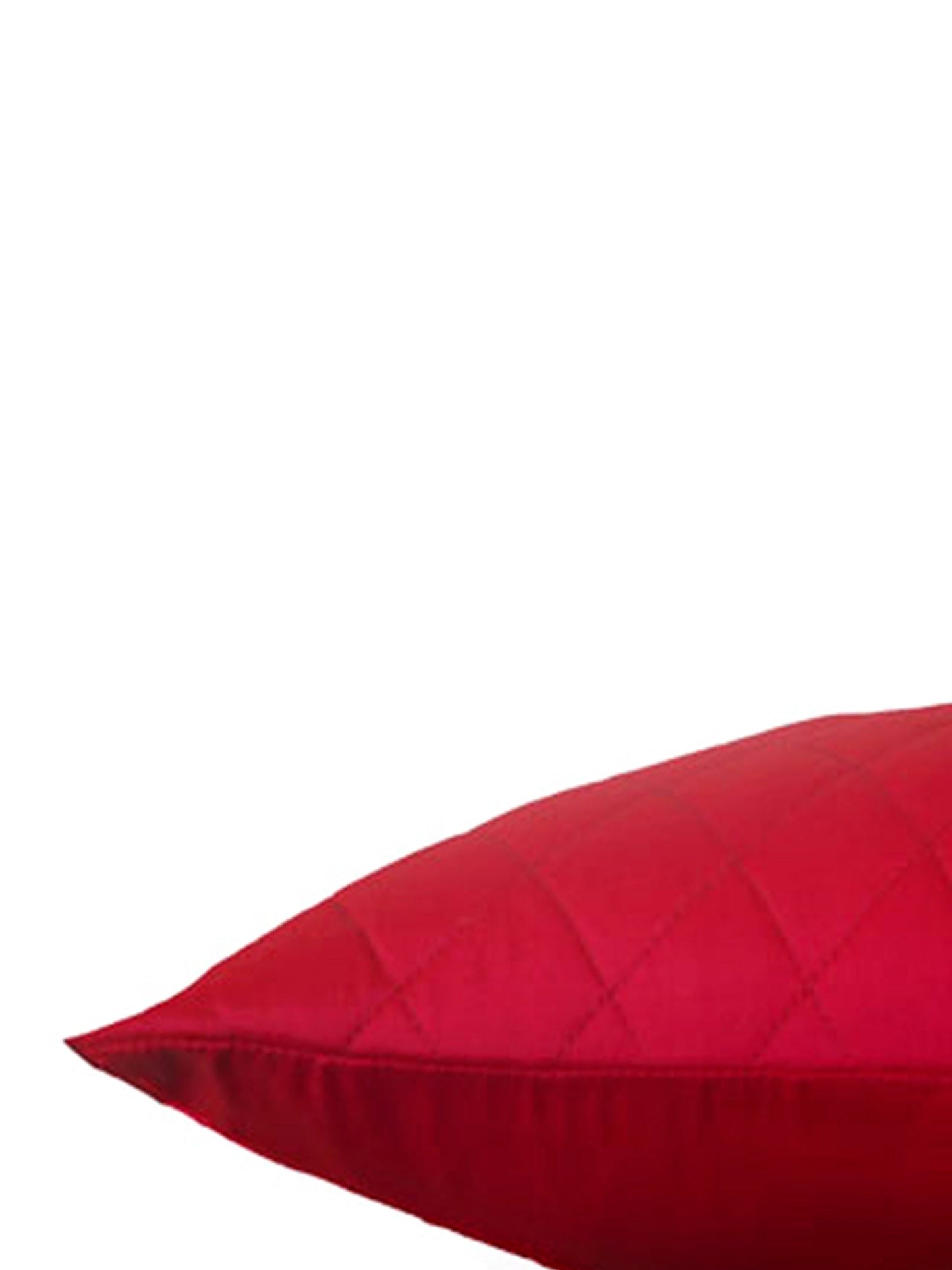 Cushion Cover 100% Polyester Polyester Pink Quilted Cushion Cover, 12"X12"