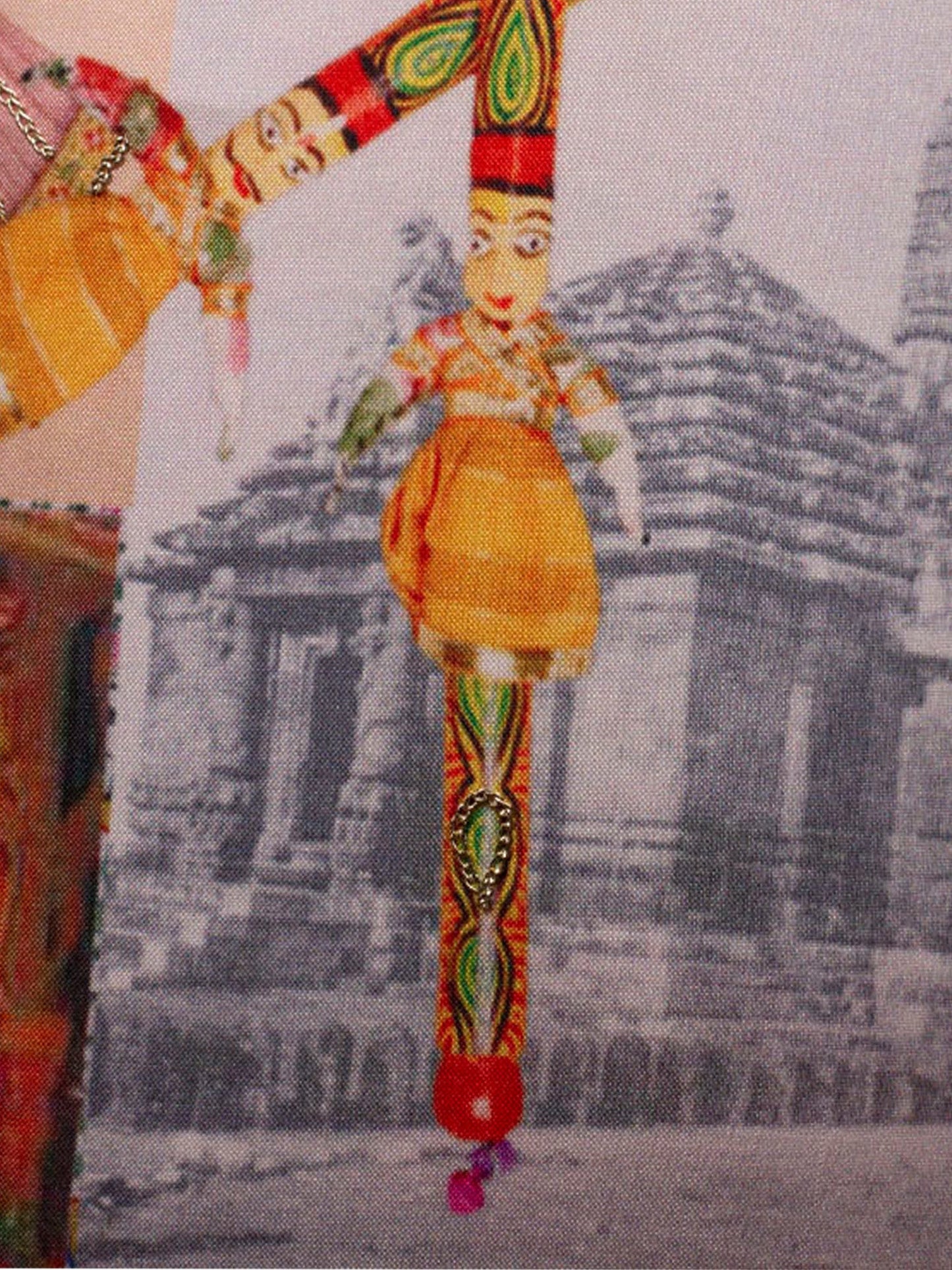 Cushion Cover Mughal Printed Multi - 16"X16"