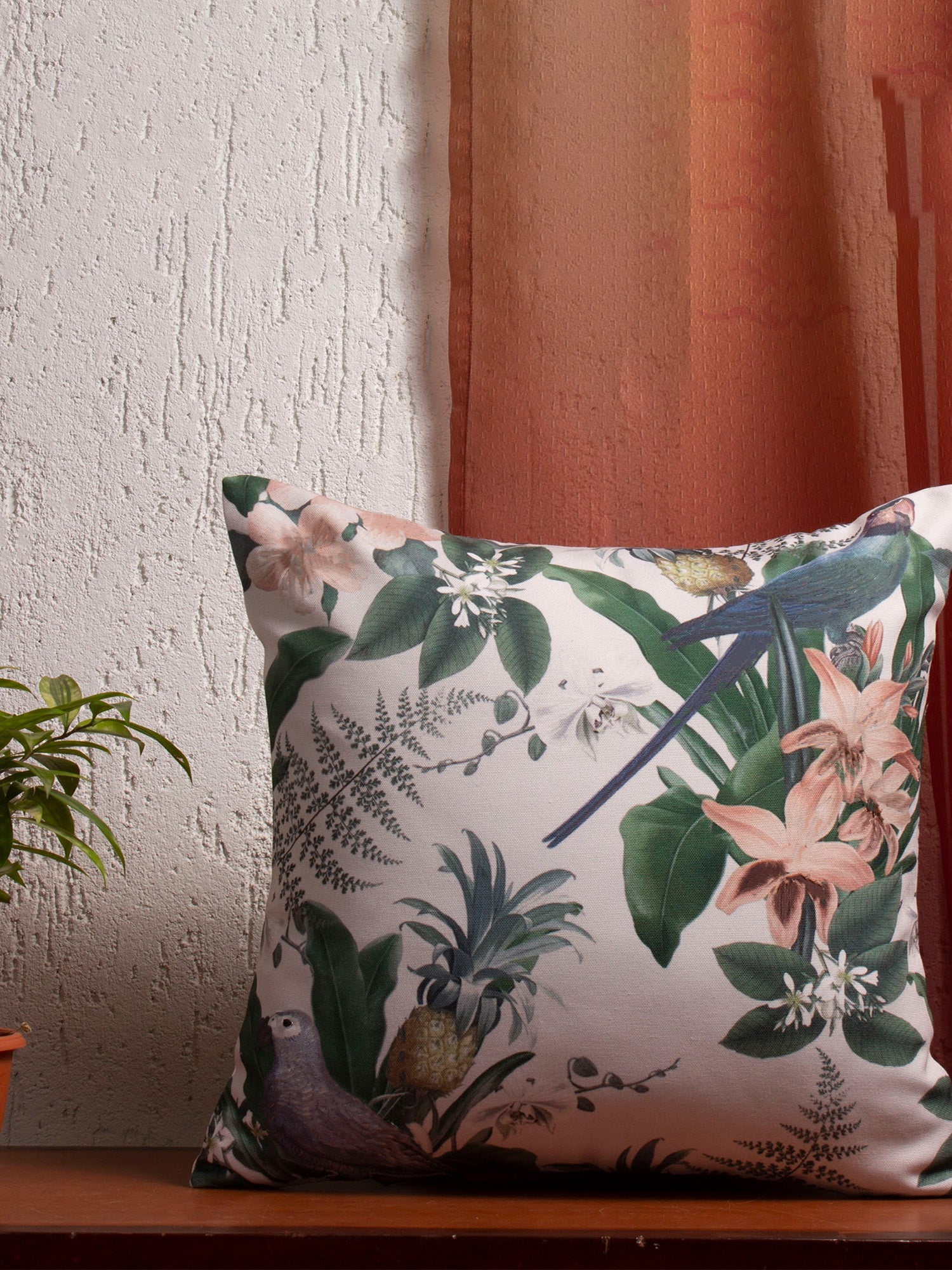 Cushion Cover Floral - 16" X 16"