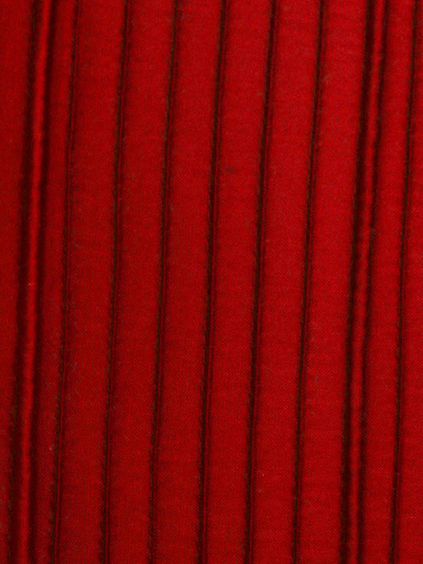Technique Cushion Cover 100% Polyester Pleated Red - 12" X 12"