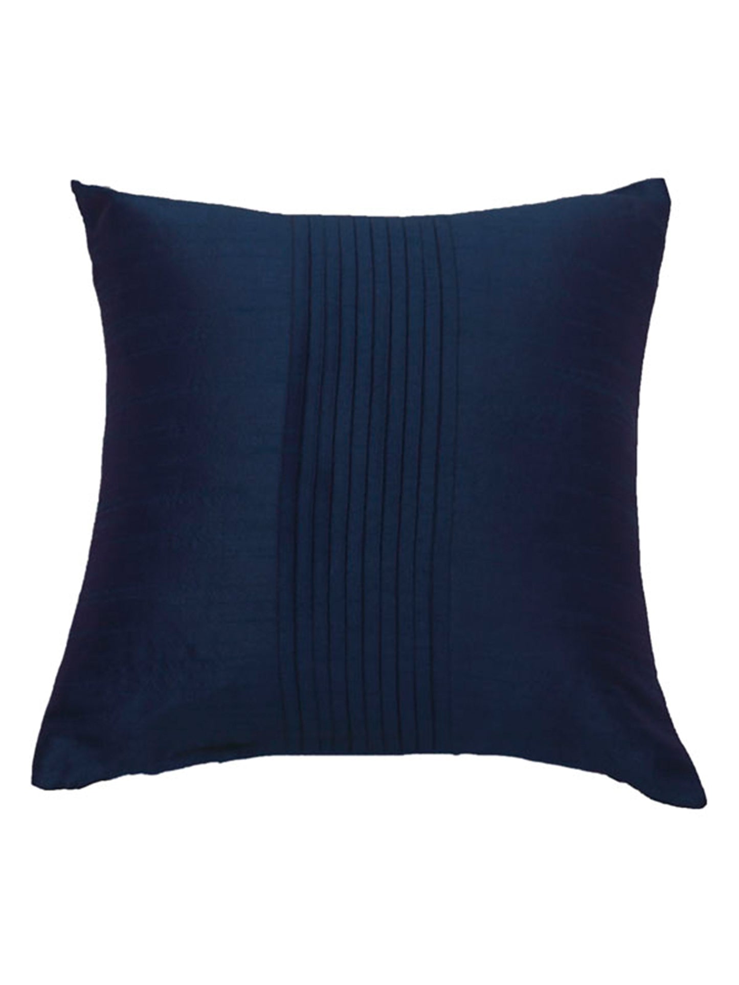 Technique Cushion Cover 100% Polyester Centre Pleated Aqua - 12" X 12"