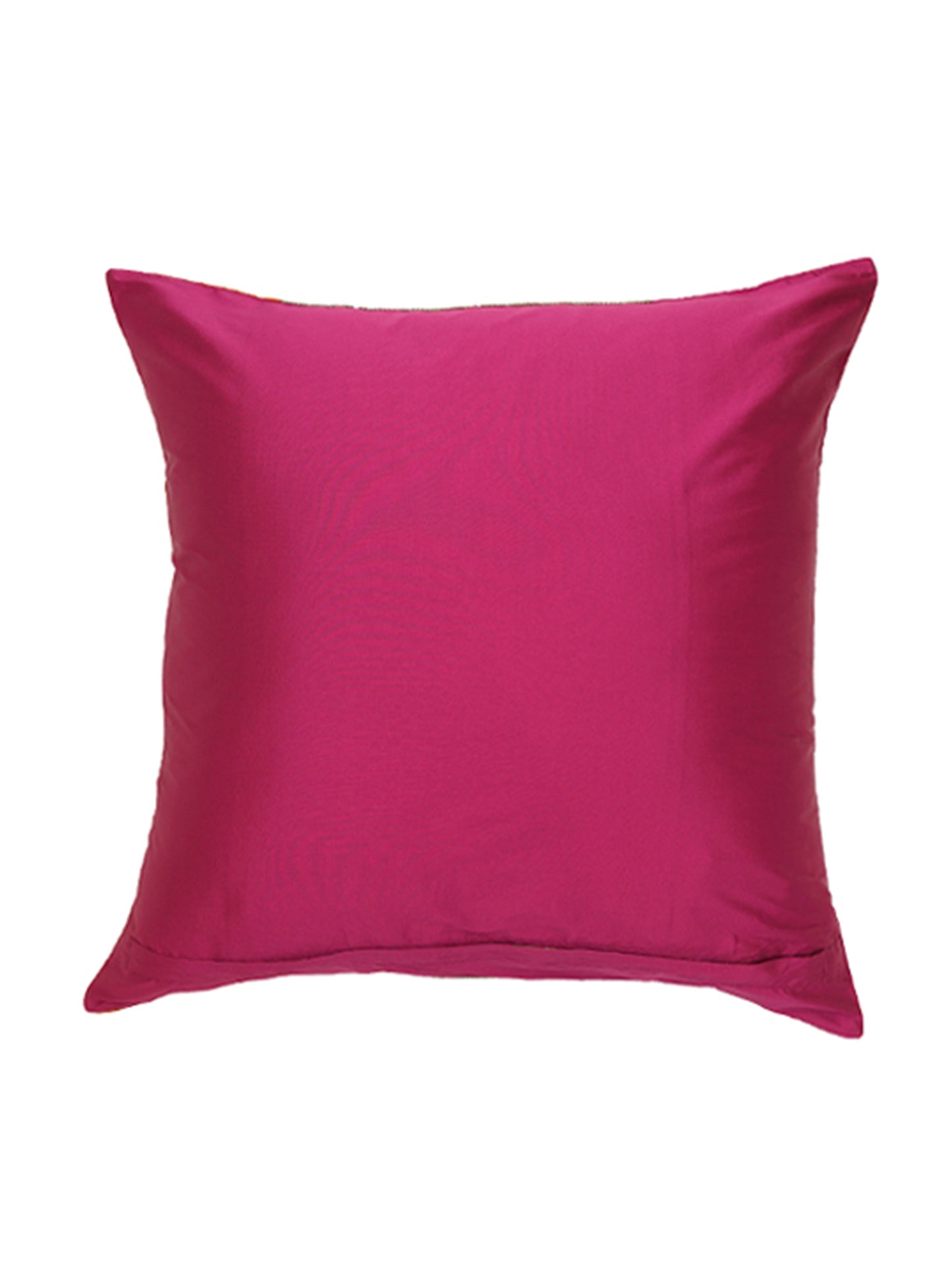 Cushion Cover Polyester Patchwork Pink And Orange - 20" X 20"