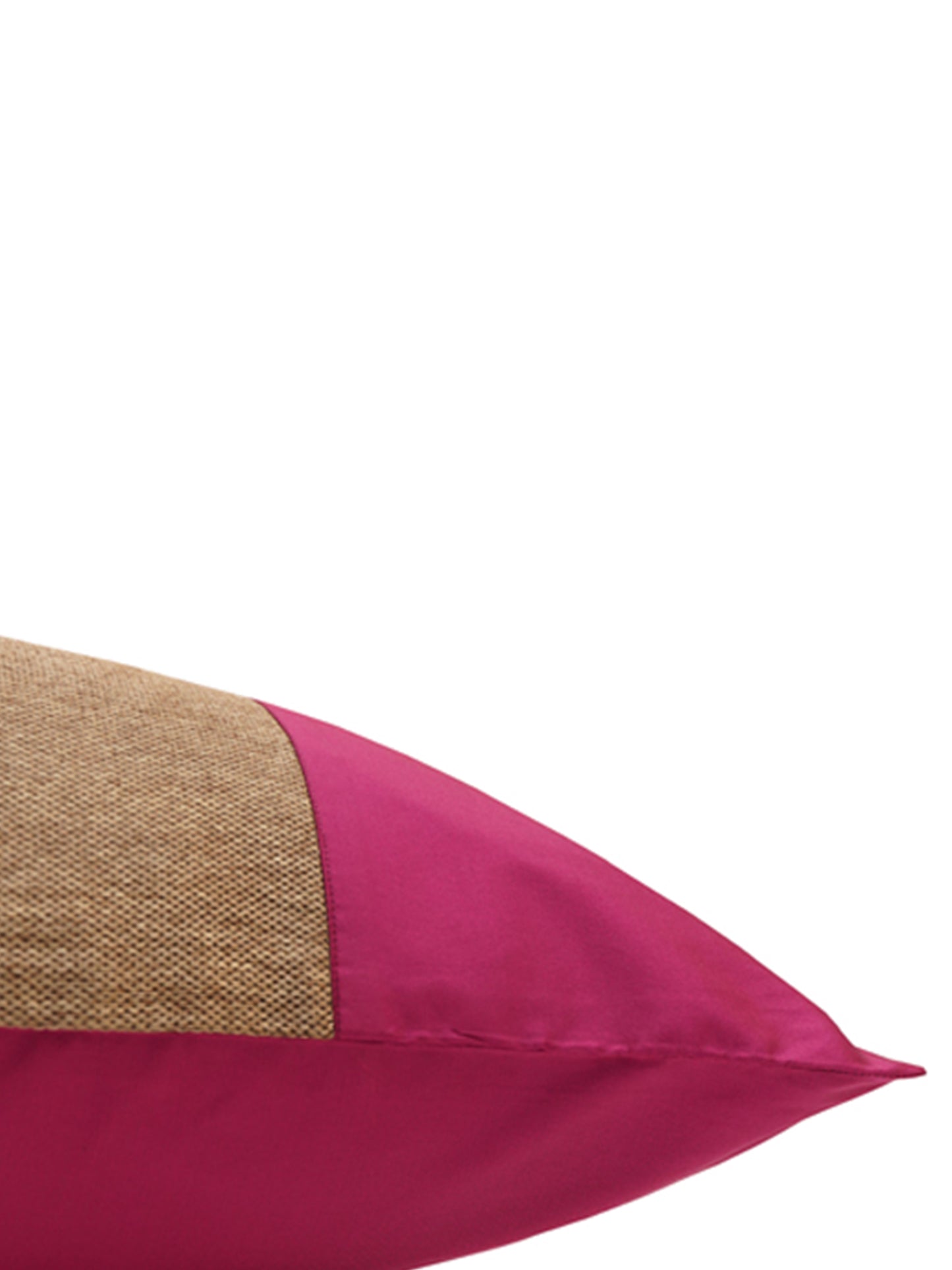 Cushion Cover Polyester Patchwork Pink And Orange - 20" X 20"