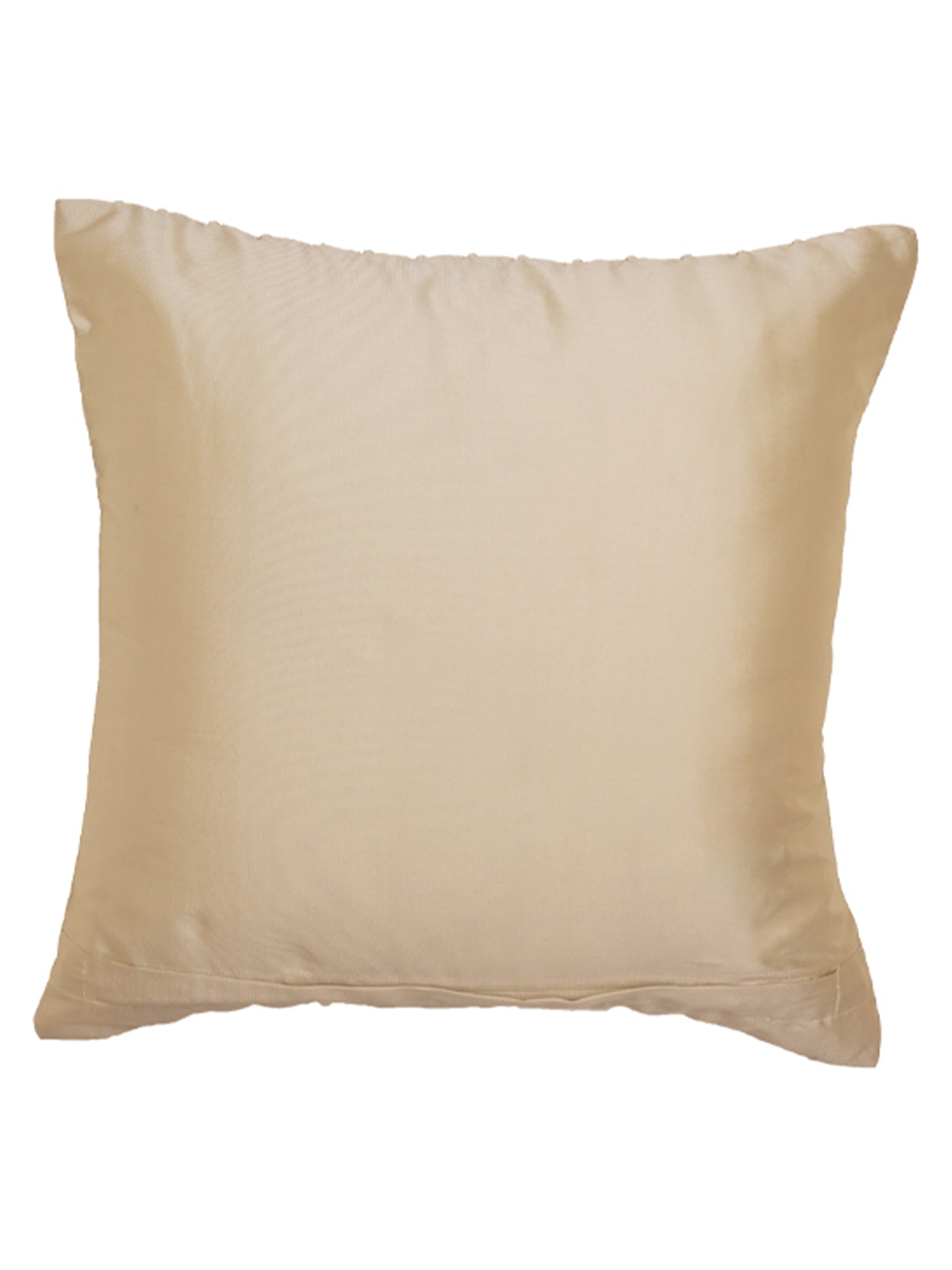 Co-ordinated Cushion Cover Set of 5 Polyester Off-White and Pink - 20" X 20", 16" X 16", 12" X 22"